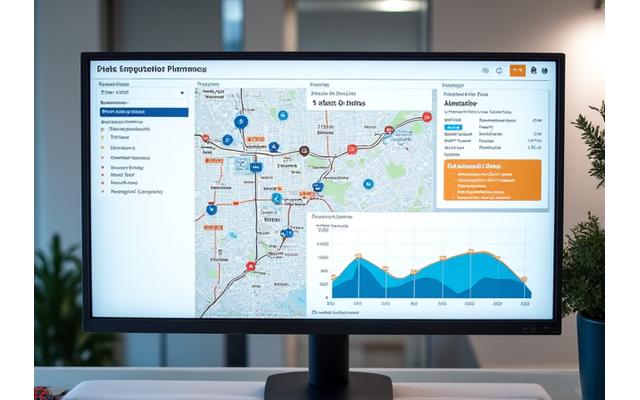 Capture d'écran d'un outil de simulation pour tester l'impact de nouvelles politiques tarifaires sur le stationnement